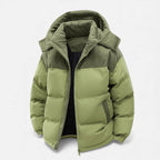 Men's Winter Jacket with Removable Hood – Casual, Outdoor
