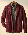 Men's Wool-Blend Cardigan – Casual Wear, Layering