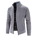 Men's Zip-Up Cardigan – Business Casual, Everyday Wear