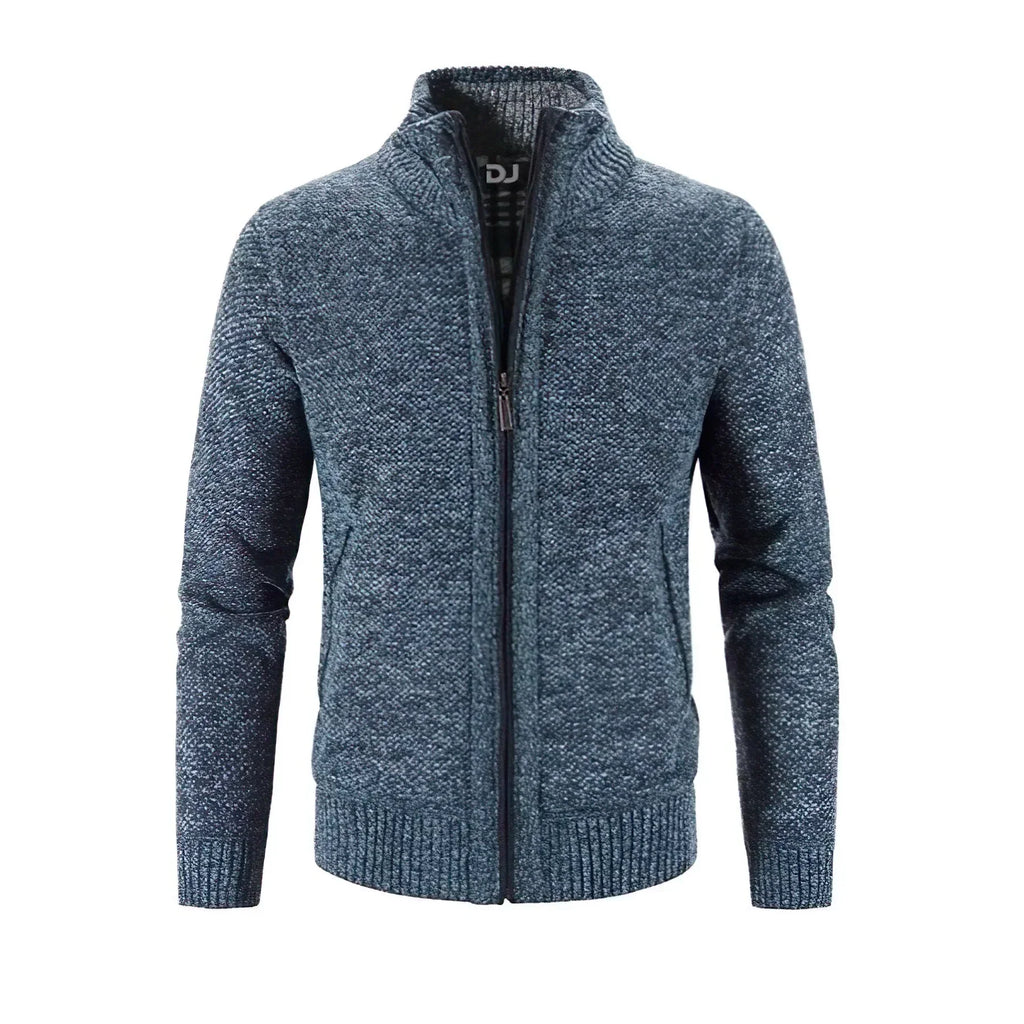 Men's Zip-Up Cardigan – Business Casual, Everyday Wear