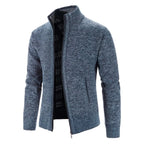 Men's Zip-Up Cardigan – Business Casual, Everyday Wear