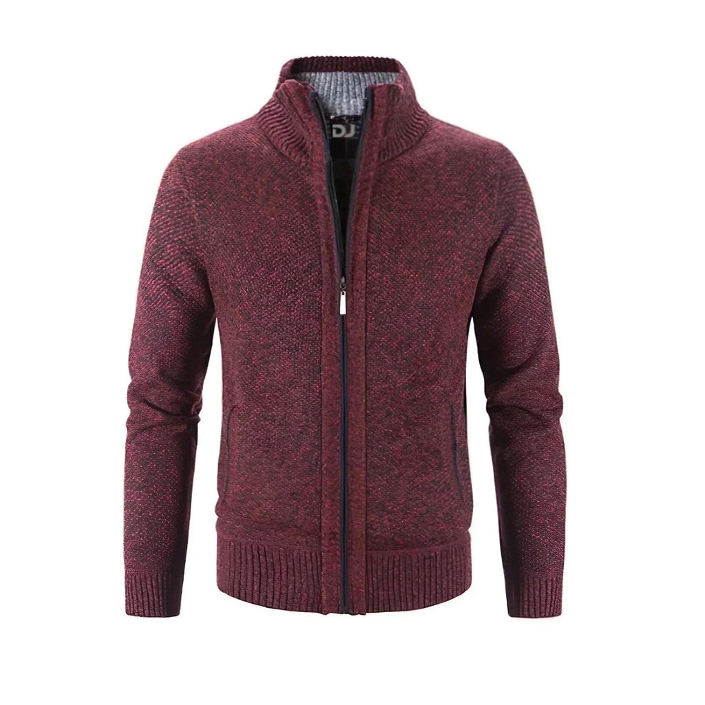 Men's Zip-Up Cardigan – Business Casual, Everyday Wear