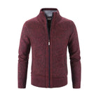 Men's Zip-Up Cardigan – Business Casual, Everyday Wear
