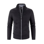 Men's Zip-Up Cardigan – Business Casual, Everyday Wear
