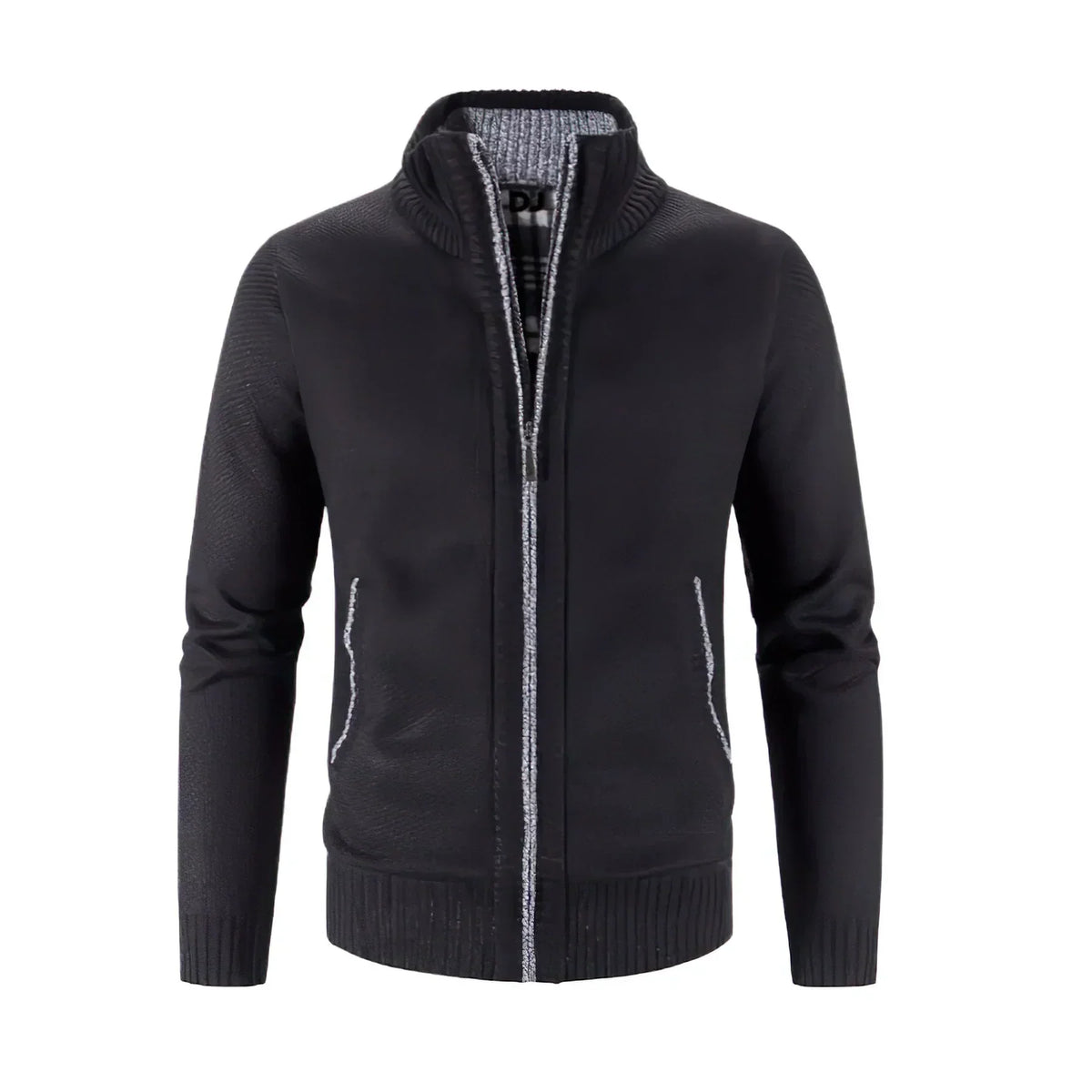 Men's Zip-Up Cardigan – Business Casual, Everyday Wear