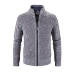 Men's Zip-Up Cardigan – Business Casual, Everyday Wear