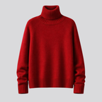 Merino Wool Turtleneck Sweater for Women – Casual Wear, Office Style