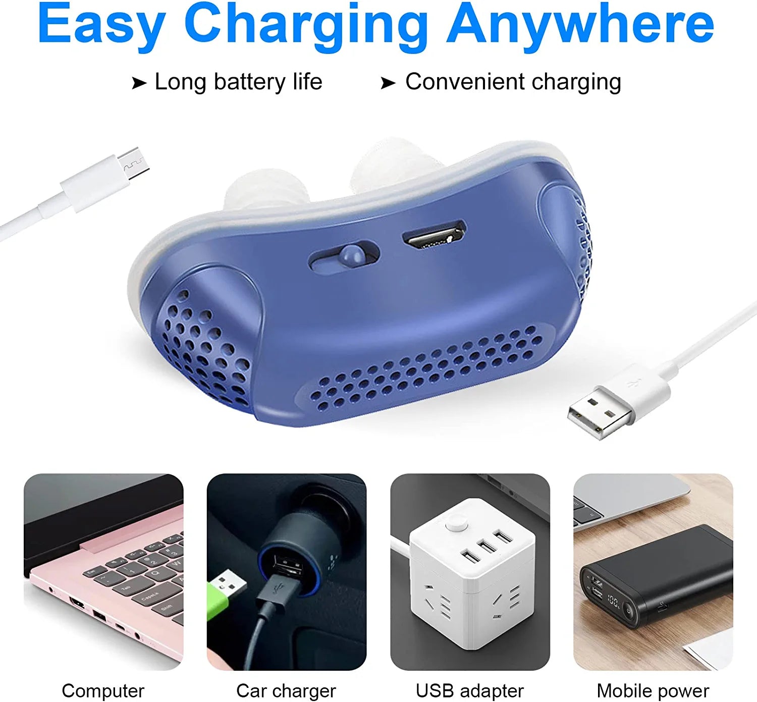Micro CPAP Sleep Apnea Machine – Travel, Anti-Snoring Solution