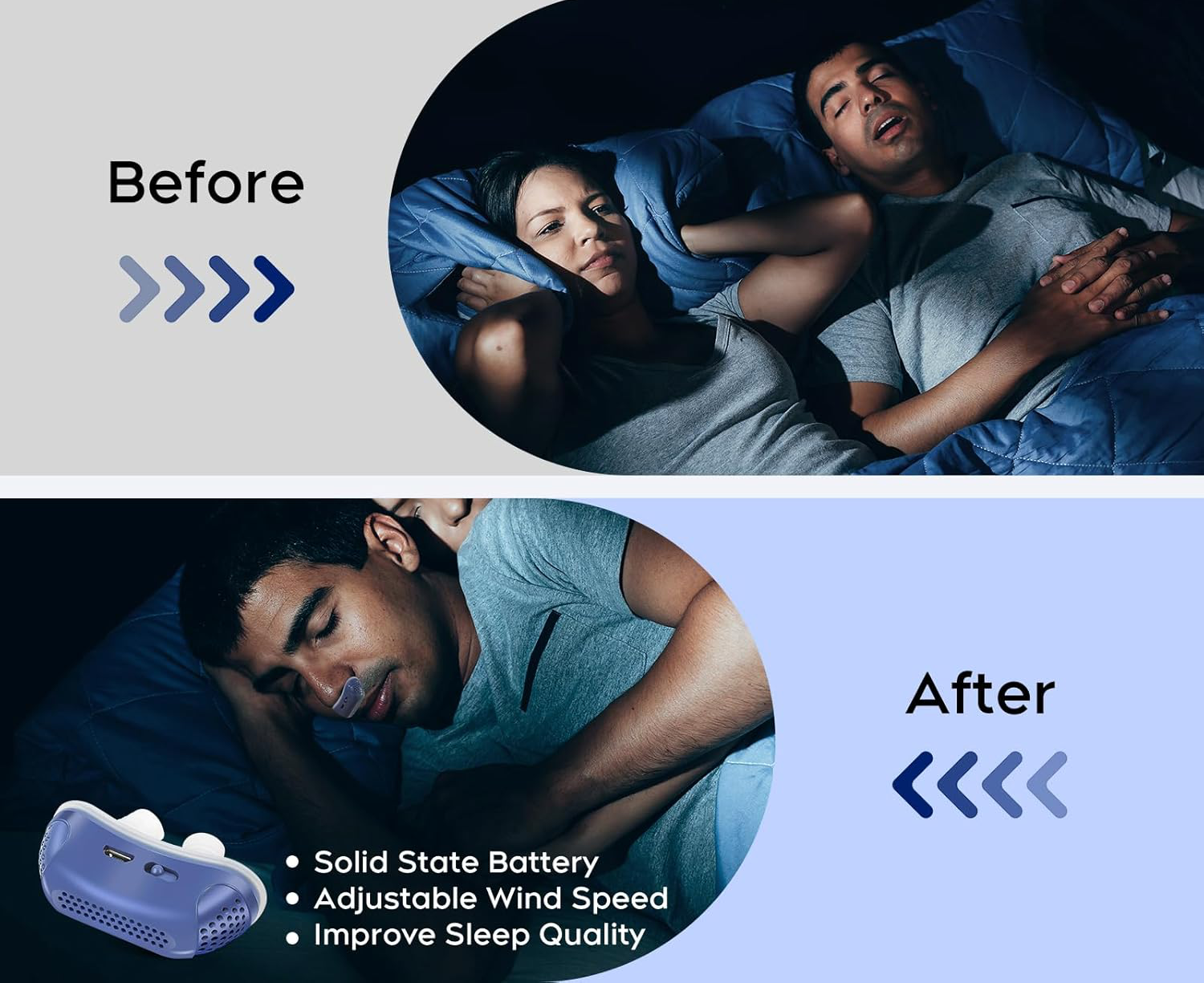 Micro CPAP Sleep Apnea Machine – Travel Use & Anti Snoring Solution, Portable Sleep Aid