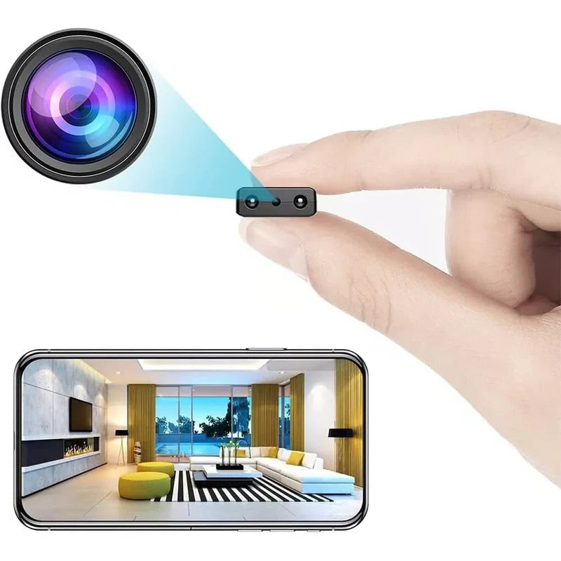 Micro HD Camera With Audio Night Vision – Home Security, Indoor Monitoring