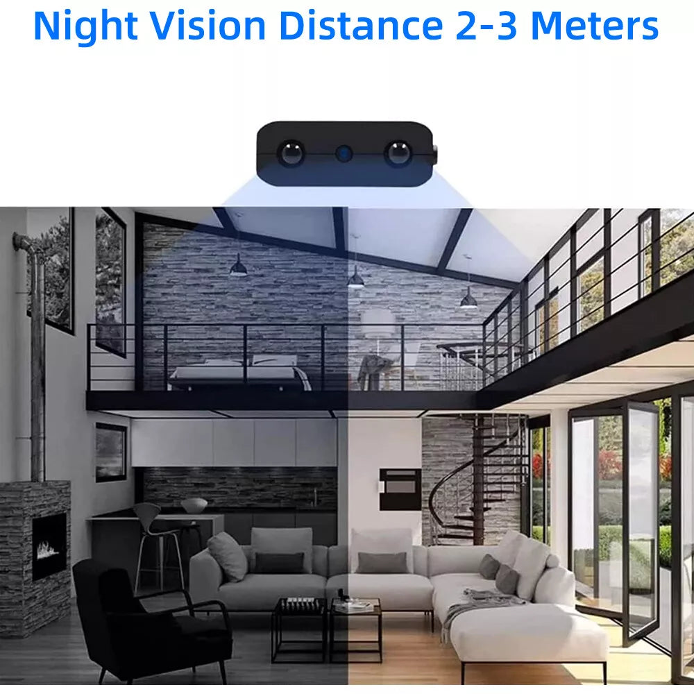 Micro HD Camera With Audio Night Vision – Home Security, Indoor Monitoring