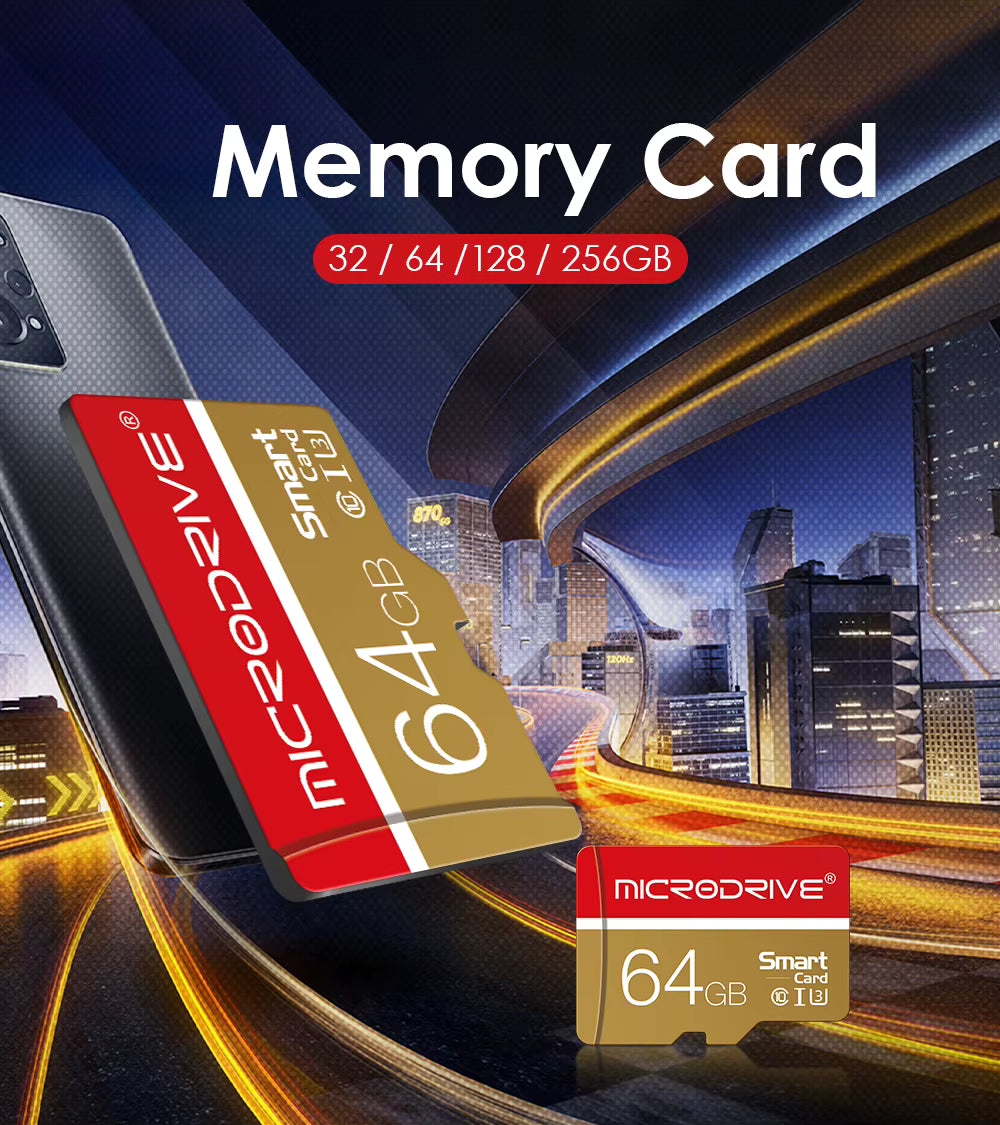 MicroSD Card Class 10 UHS-I U3 64GB – Gaming, Travel