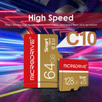 MicroSD Card Class 10 UHS-I U3 64GB – Gaming, Travel