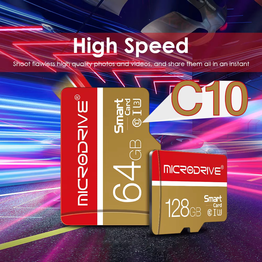 MicroSD Card Class 10 UHS-I U3 64GB – Gaming, Travel