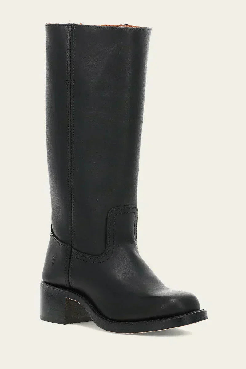 Mid Calf Block Heel Closed Toe Boots for Women – Casual, Office