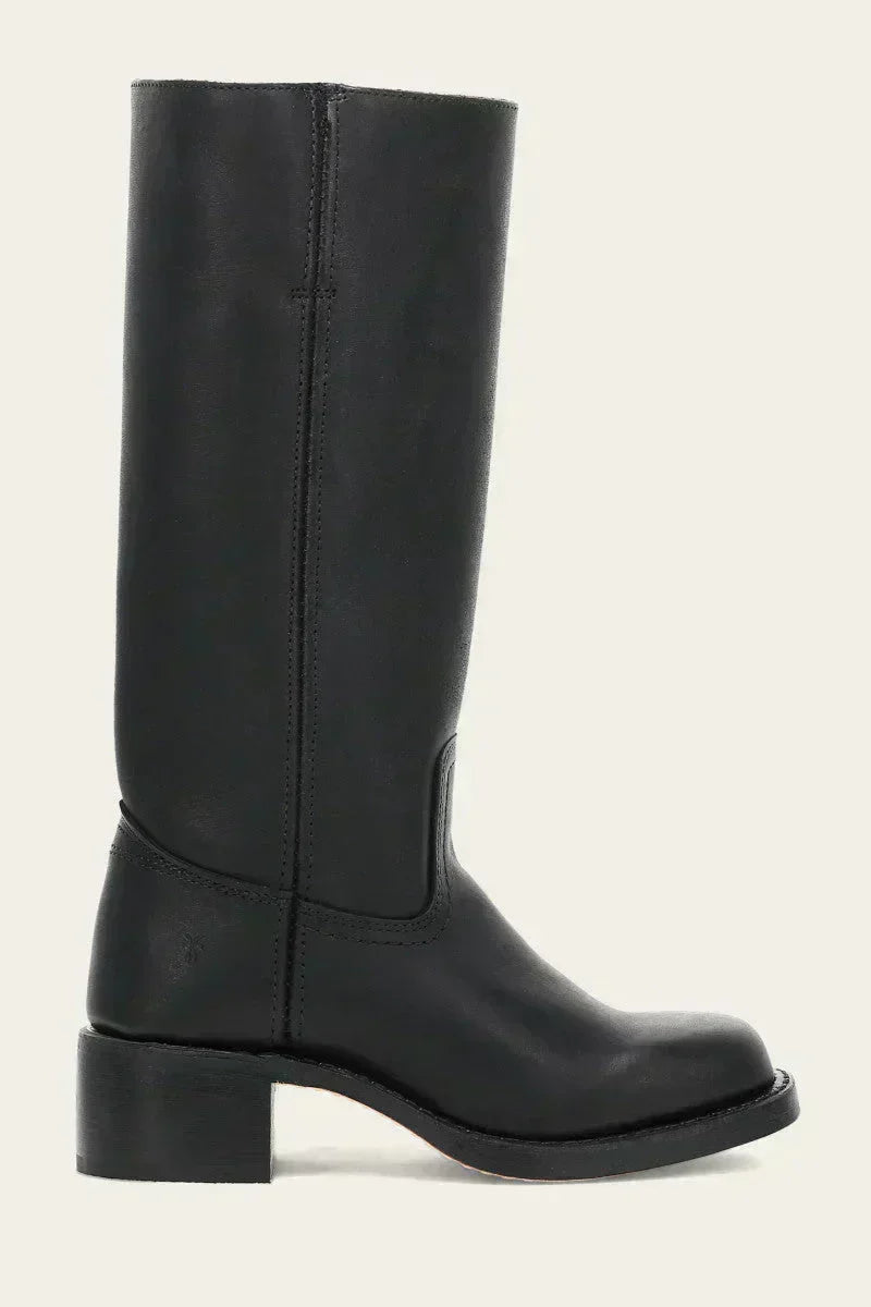 Mid Calf Block Heel Closed Toe Boots for Women – Casual, Office