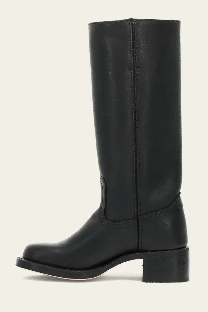 Mid Calf Block Heel Closed Toe Boots for Women – Casual, Office