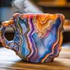 Mineral Crystal Coffee Mugs – Smart Casual Office Wear Holiday Wear