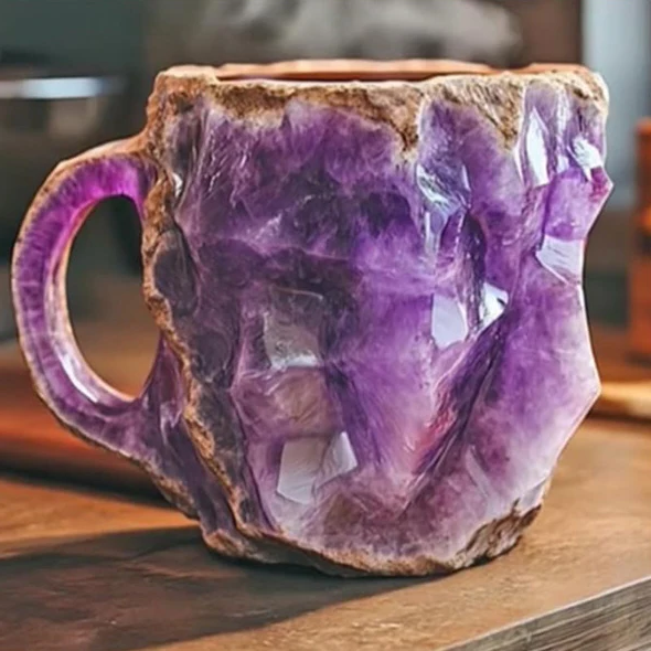 Mineral Crystal Coffee Mugs – Smart Casual Office Wear Holiday Wear