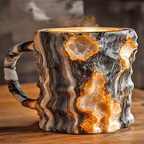 Mineral Crystal Coffee Mugs – Smart Casual Office Wear Holiday Wear