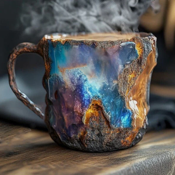 Mineral Crystal Coffee Mugs – Smart Casual Office Wear Holiday Wear
