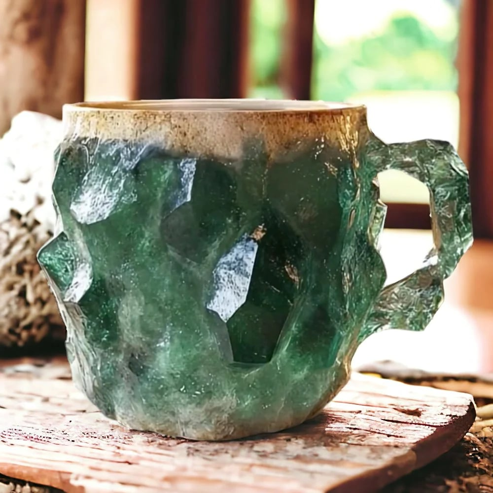 Mineral Crystal Coffee Mugs – Smart Casual Office Wear Holiday Wear