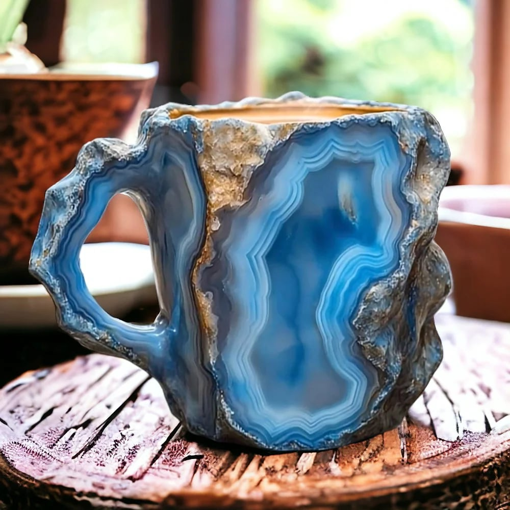 Mineral Crystal Coffee Mugs – Smart Casual Office Wear Holiday Wear