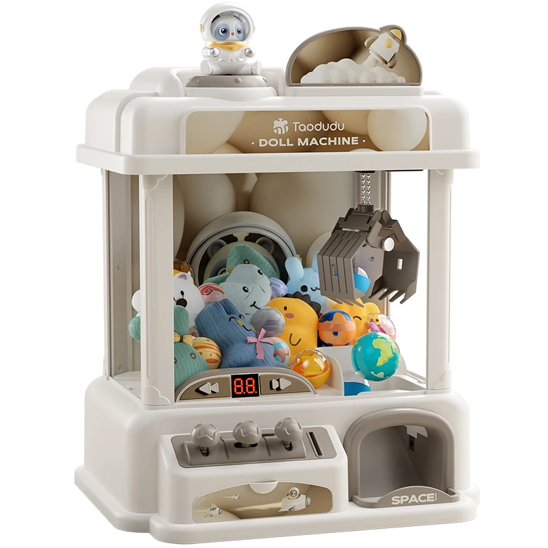 Mini Claw Machine for Kids with Plush Prizes – Arcade Game, Gift