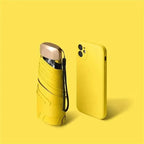 Mini Sun Umbrella Pocket Rain Umbrella - Vinyl Folding UV Protection – Travel, Outdoor