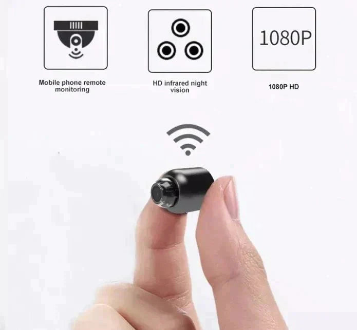 Mini WiFi Camera 1080P Night Vision – Home Security, Remote Viewing
