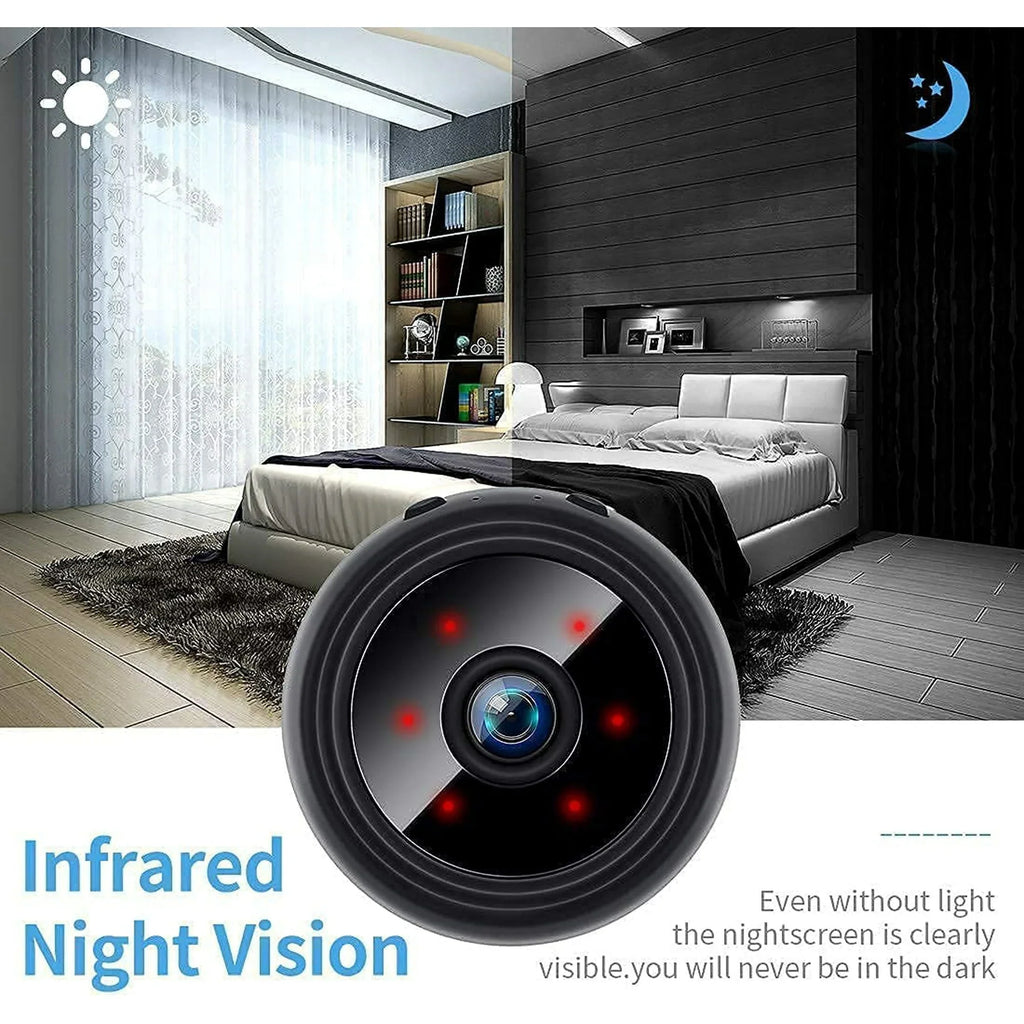 Mini Wireless Magnetic Camera with Audio and Video Live Feed – Smart Casual Office Wear Holiday Use