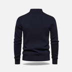 Minimalist Men's Knit Zip Sweater – Casual Wear, Everyday Comfort