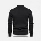 Minimalist Men's Knit Zip Sweater – Casual Wear, Everyday Comfort