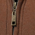 Minimalist Men's Knit Zip Sweater – Casual Wear, Everyday Comfort