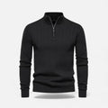 Minimalist Men's Knit Zip Sweater – Casual Wear, Everyday Comfort