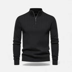 Minimalist Men's Knit Zip Sweater – Casual Wear, Everyday Comfort
