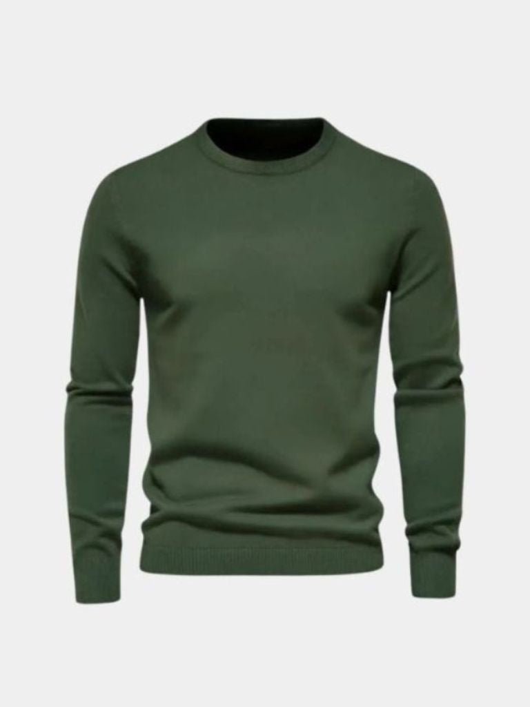 Minimalist Men's Sweater - Elegant, Comfortable – Casual, Office