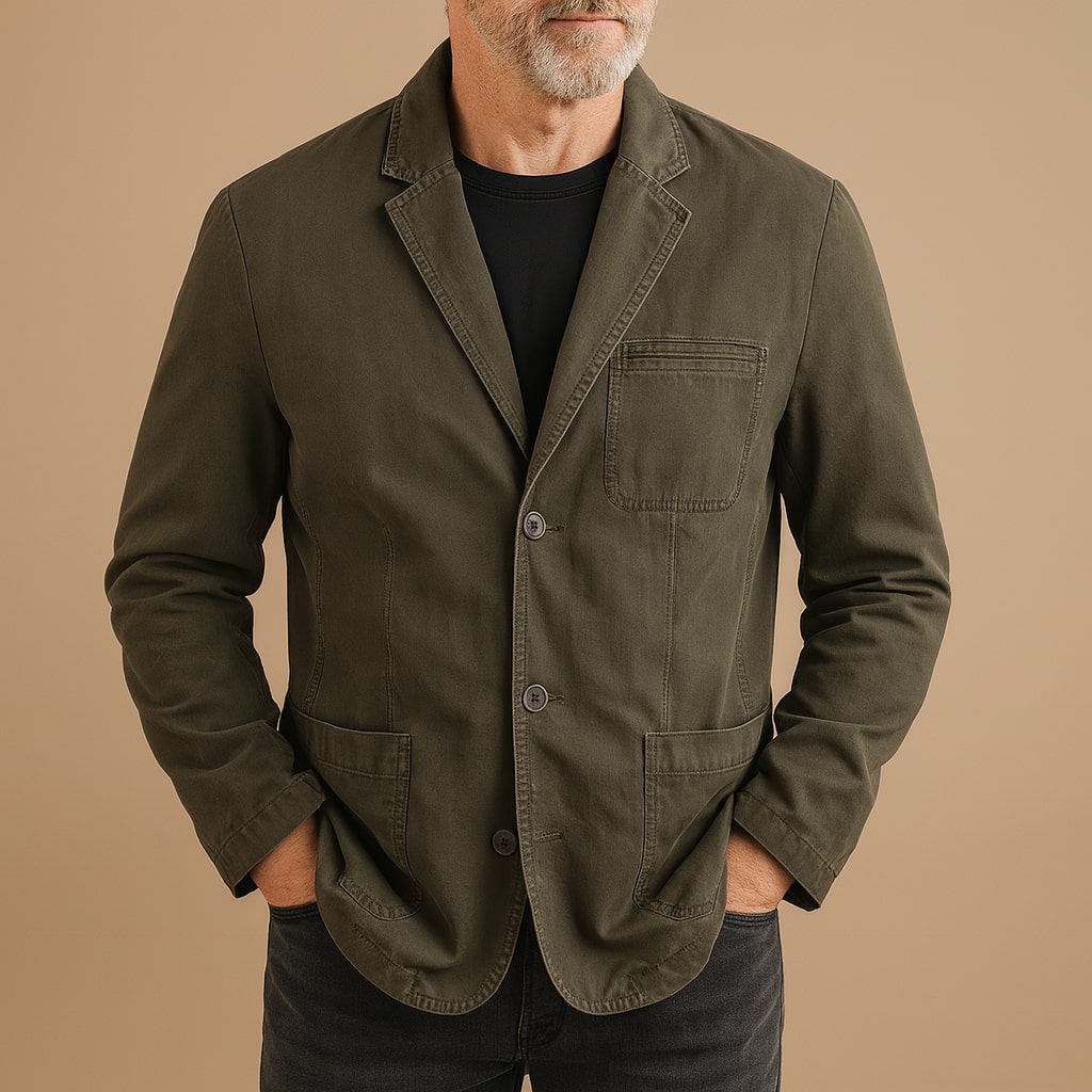 Modern Blazer in Cotton – Office, Casual