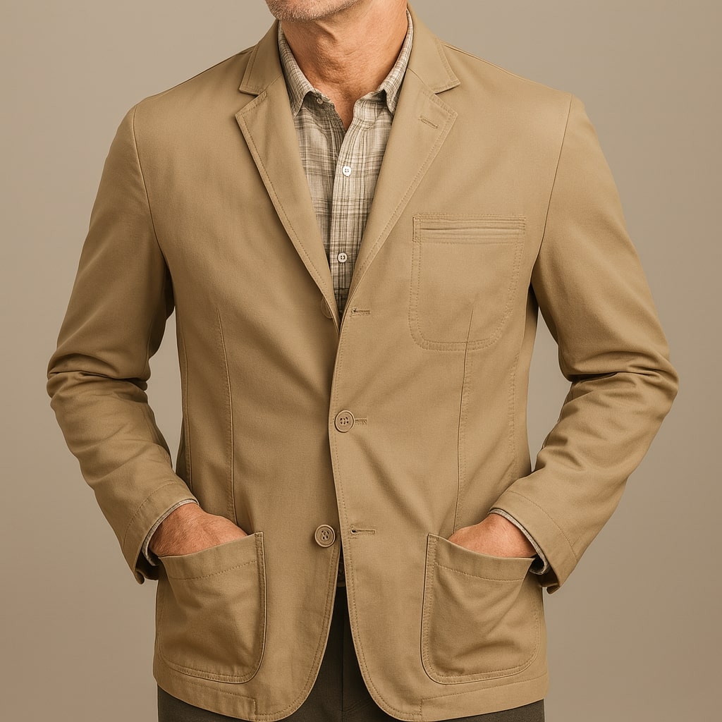 Modern Blazer in Cotton – Office, Casual