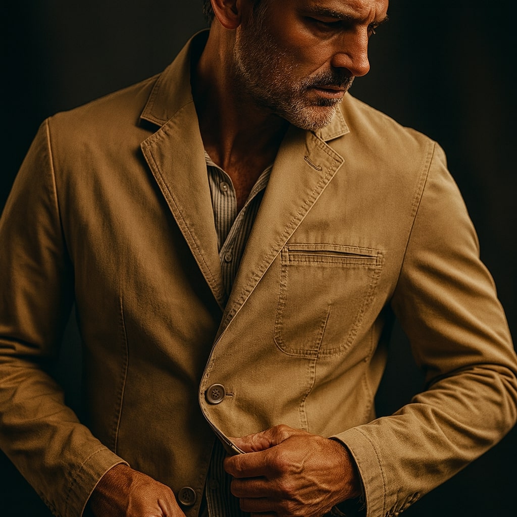 Modern Blazer in Cotton – Office, Casual