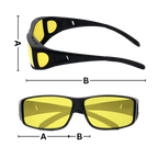 Night Driving Clarity Glasses - Polarized Night Vision for Safer Driving
