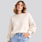 Oversized Women's Merino Wool Sweater – Casual Wear, Cozy Layering