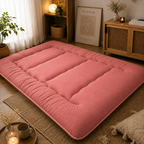 Japanese Floor Bed, 4 Inch Thick Futon Mattress, Foldable – Home, Travel