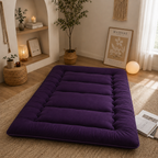 Japanese Floor Bed, 4 Inch Thick Futon Mattress, Foldable – Home, Travel