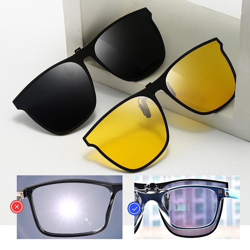 Polarized Clip-On Flip-Up Sunglasses – Outdoor, Travel