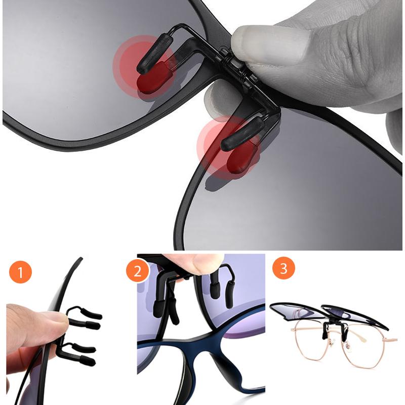 Polarized Clip-On Flip-Up Sunglasses – Outdoor, Travel