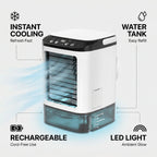 Portable 3-in-1 Air Cooler with Humidifier and Rechargeable Battery – Home, Travel
