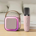 Portable Bluetooth Karaoke Machine with Wireless Microphones – Family Fun, Gift Idea