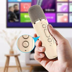 Portable Bluetooth Karaoke Machine with Wireless Microphones – Family Fun, Gift Idea