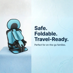 Portable Foldable Child Car Booster Seat – Travel, Safety